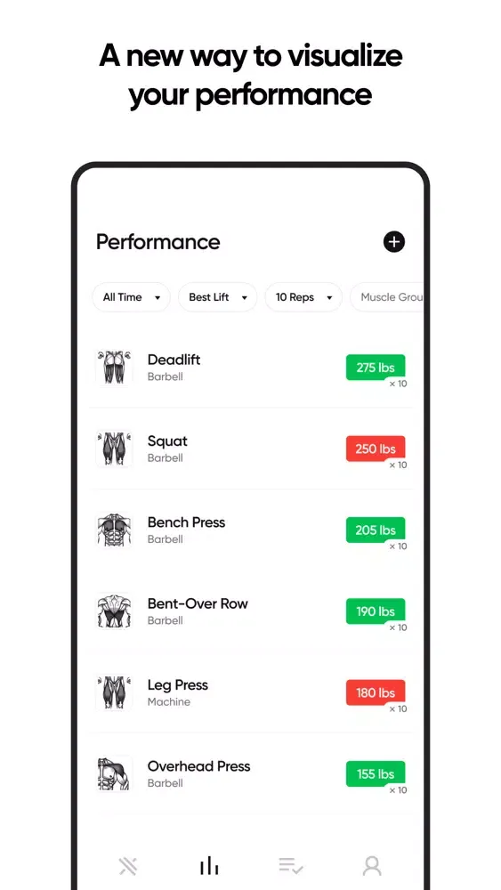 IRON Workout Tracker Gym Log应用截图