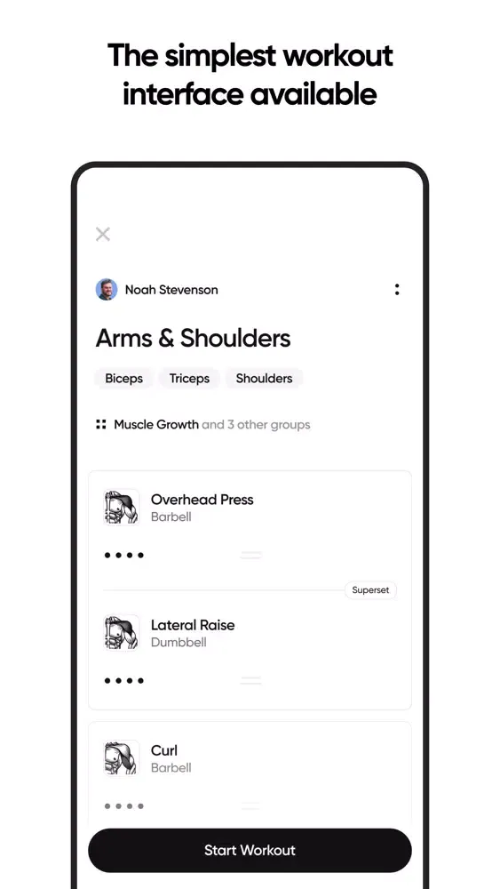IRON Workout Tracker Gym Log应用截图