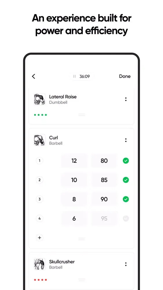IRON Workout Tracker Gym Log应用截图