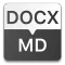 DOCXtoMD converter