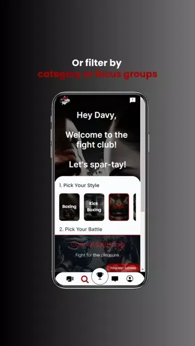 Capturas de pantalla de JAB: Find Sparring Partners