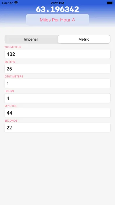 Captures d'écran de First Flight Calculator