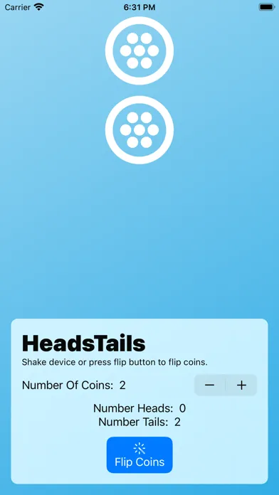 HeadsTails Ekran Görüntüleri