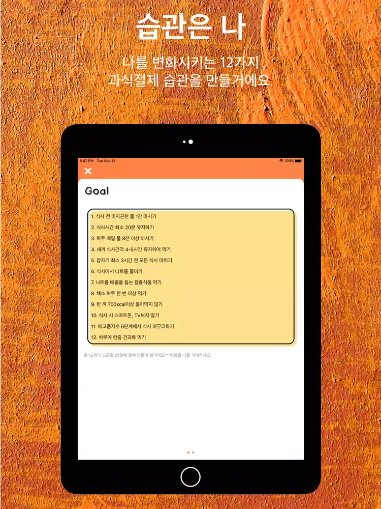 터치미 과식 iPad  스크린샷
