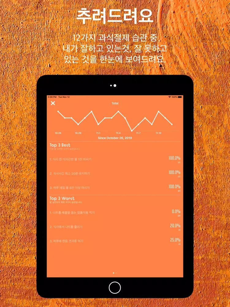 터치미 과식 iPad  스크린샷