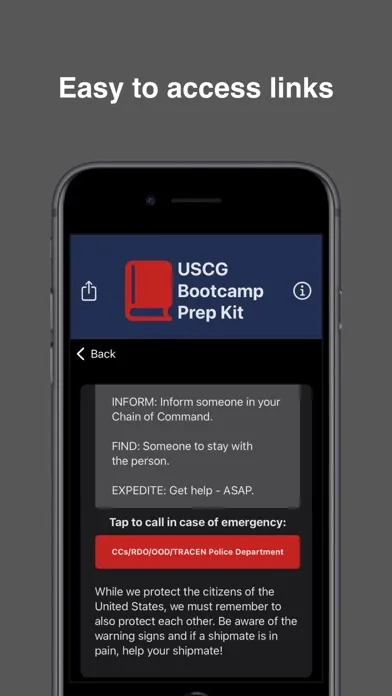 USCG Bootcamp Prep Kit Ekran Görüntüleri