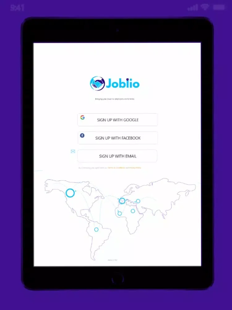 Joblio Legacy iPad 應用截圖