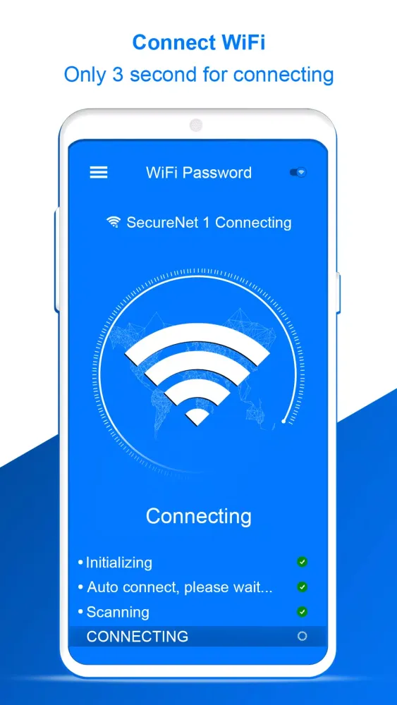 Tangkapan layar Wifi Password Show App Scanner