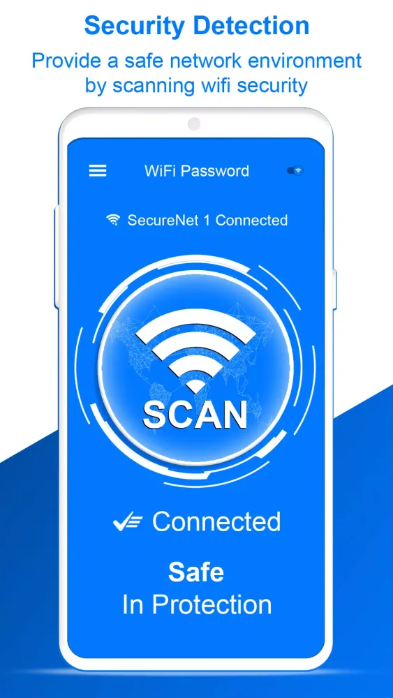 Tangkapan layar Wifi Password Show App Scanner