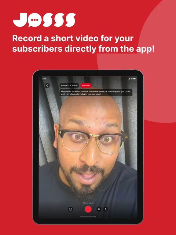 Josss for Creators iPad  स्क्रीनशॉट
