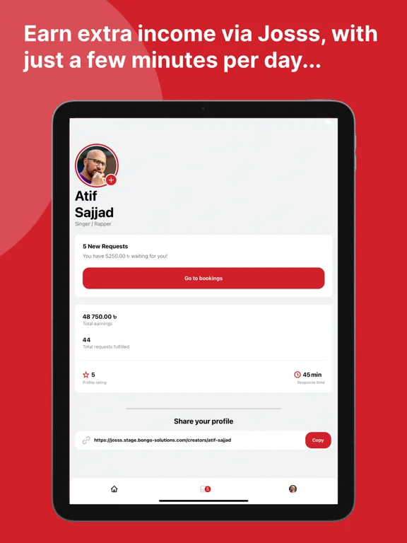 Josss for Creators iPad  स्क्रीनशॉट
