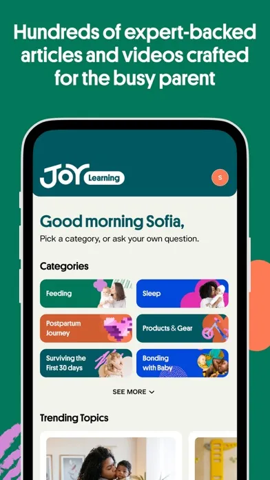 Joy Parenting Club Ekran Görüntüleri
