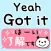 Sticker in English & Japanese
