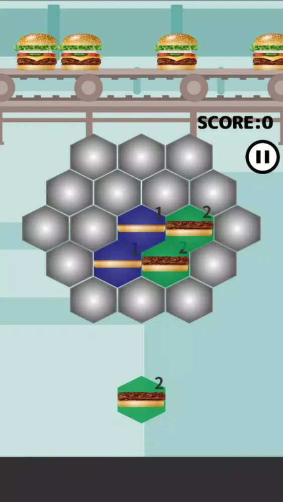 ハンバーガーを作ろう　-脳トレパズル- Screenshots