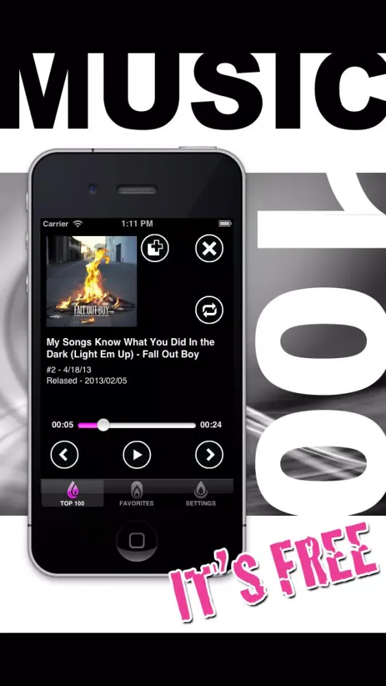 Capturas de pantalla de Music Top 100 Charts