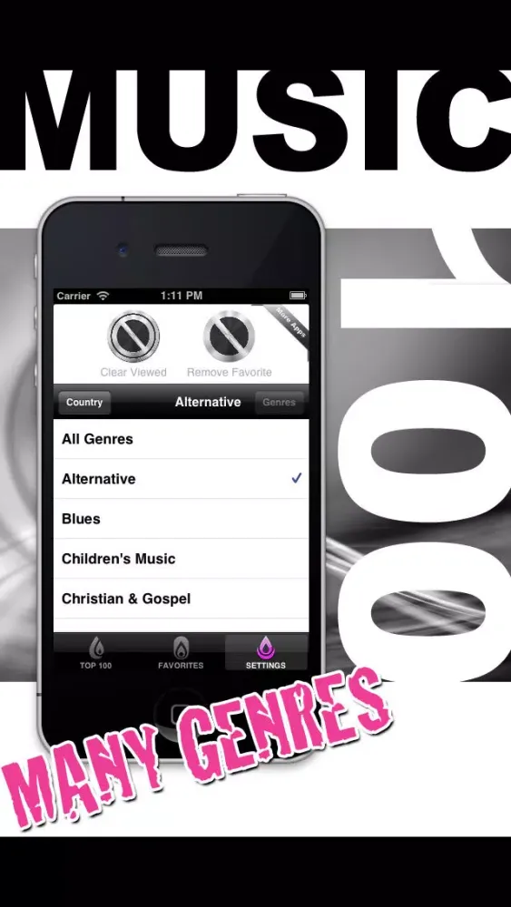 Capturas de pantalla de Music Top 100 Charts
