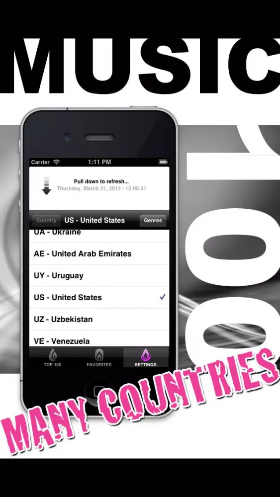 Capturas de pantalla de Music Top 100 Charts