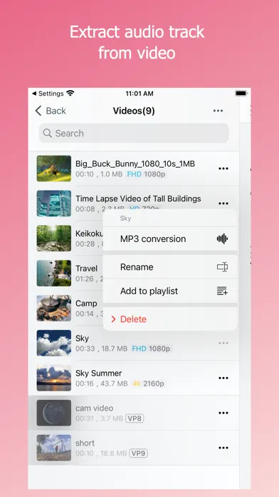 Video Storage/Conv/PIP - Doda+ স্ক্রিনশট