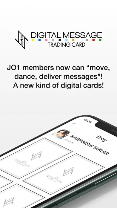 JO1 Digital Trading Card स्क्रीनशॉट