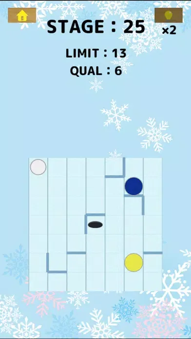 雪だるま転がしー脳トレパズル Ekran Görüntüleri