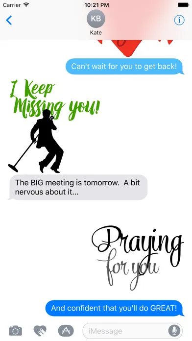 Скриншоты Christian Encouragement Stickers