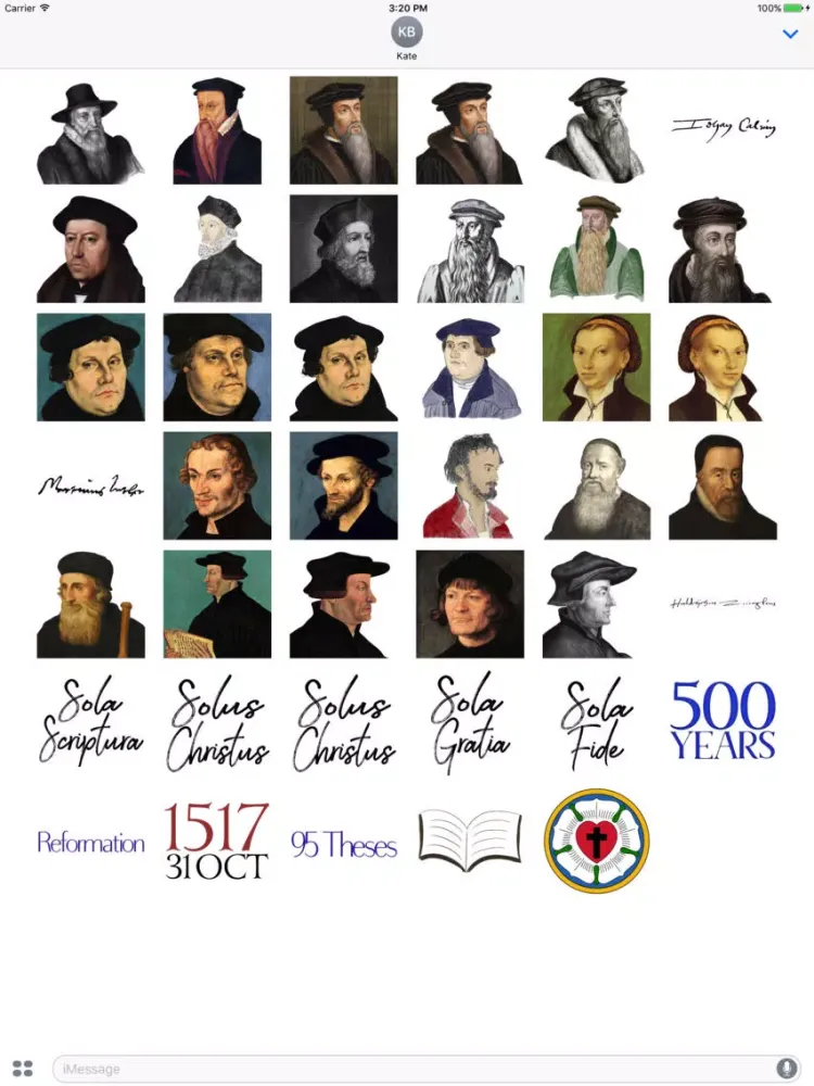 Capturas de pantalla de Reformation Stickers iPad 