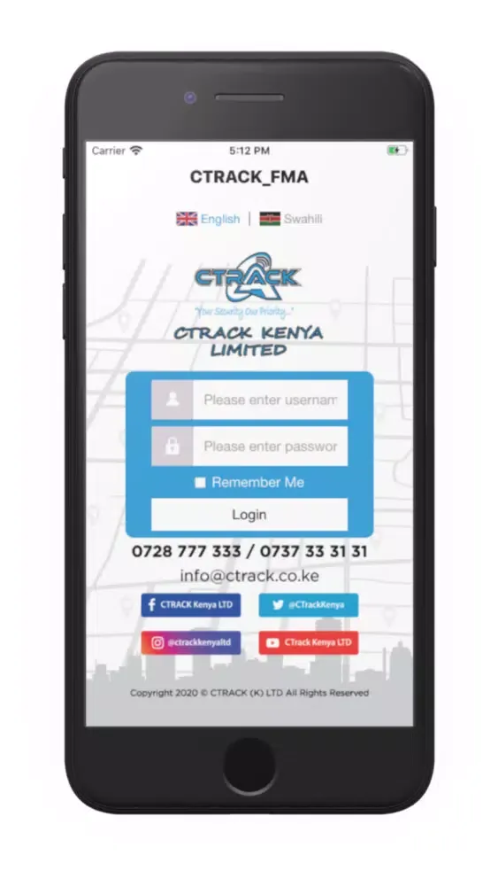 CTRACK FMA Ekran Görüntüleri