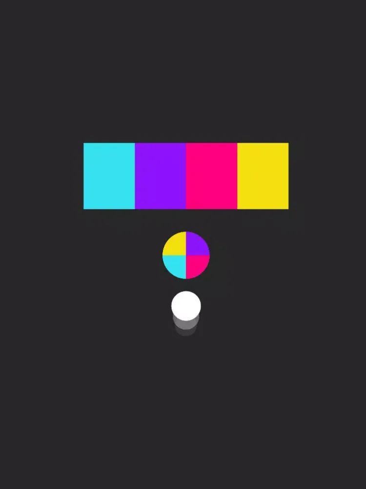 ภาพหน้าจอของ Pass Time: Color Run - A Great Time Killer Game to Relieve Stress iPad 