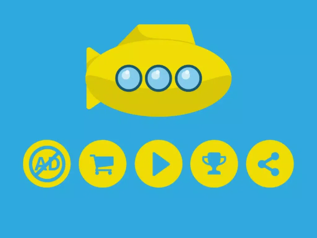 Yellow Submarine - Time Killer: A Great Game to Kill Time and Relieve Stress at Work iPad  سکرین شاٹس