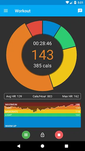 CardioMez - Heart Rate Workout Screenshots