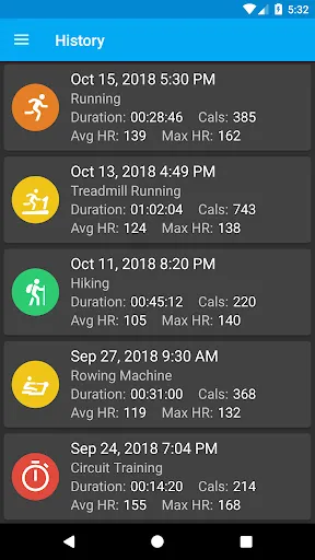 CardioMez - Heart Rate Workout Screenshots