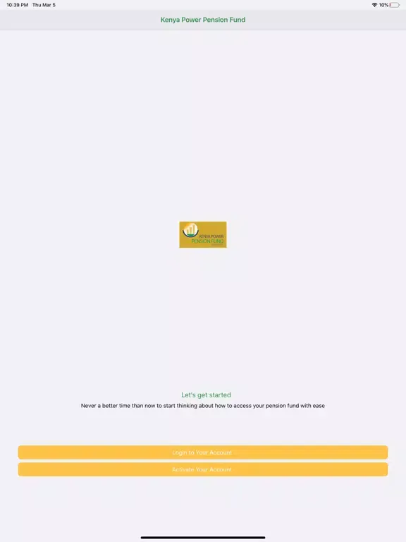 Kenya Power Pension Fund iPad  স্ক্রিনশট