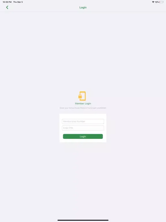 Kenya Power Pension Fund iPad  স্ক্রিনশট