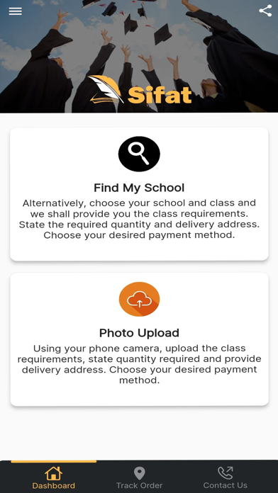Screenshot di Sifat School Requirements
