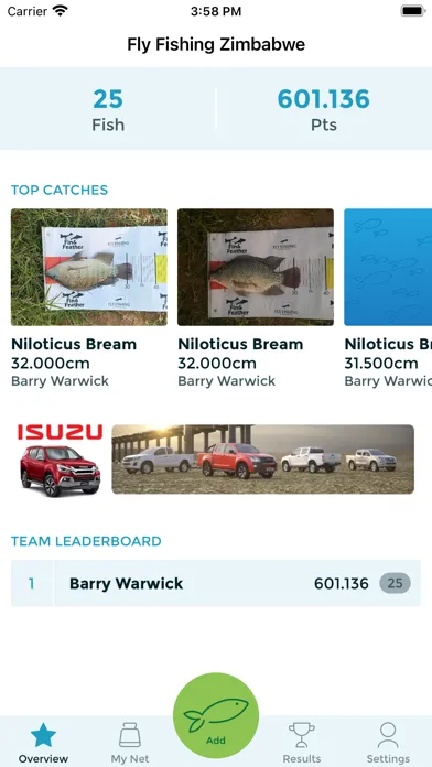 Zrzuty ekranu Keepnet Weigh Bay: Fishing App