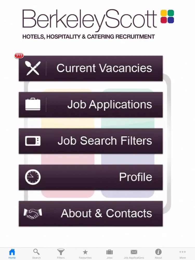 Screenshot di Hospitality Jobs iPad 