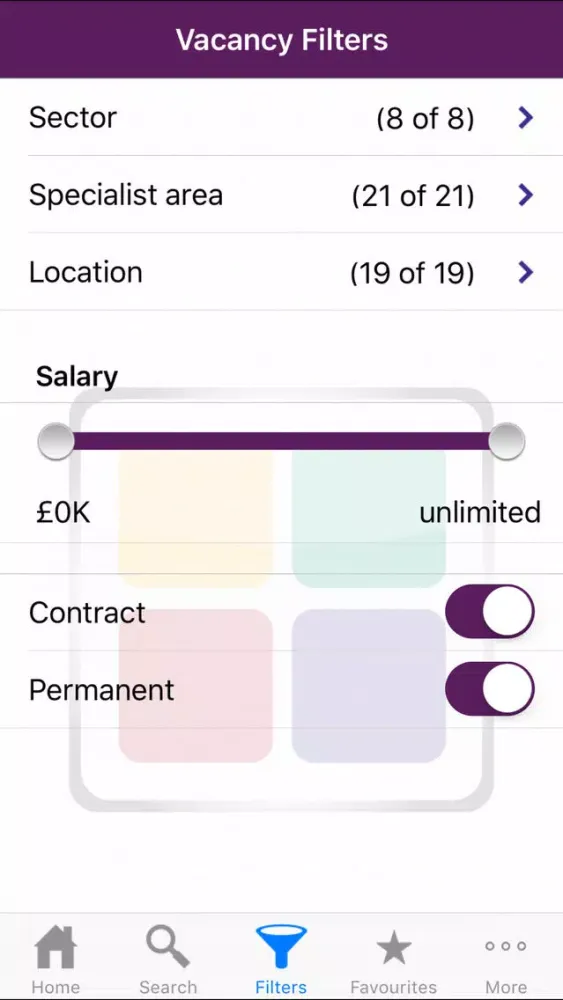 Screenshot di Hospitality Jobs