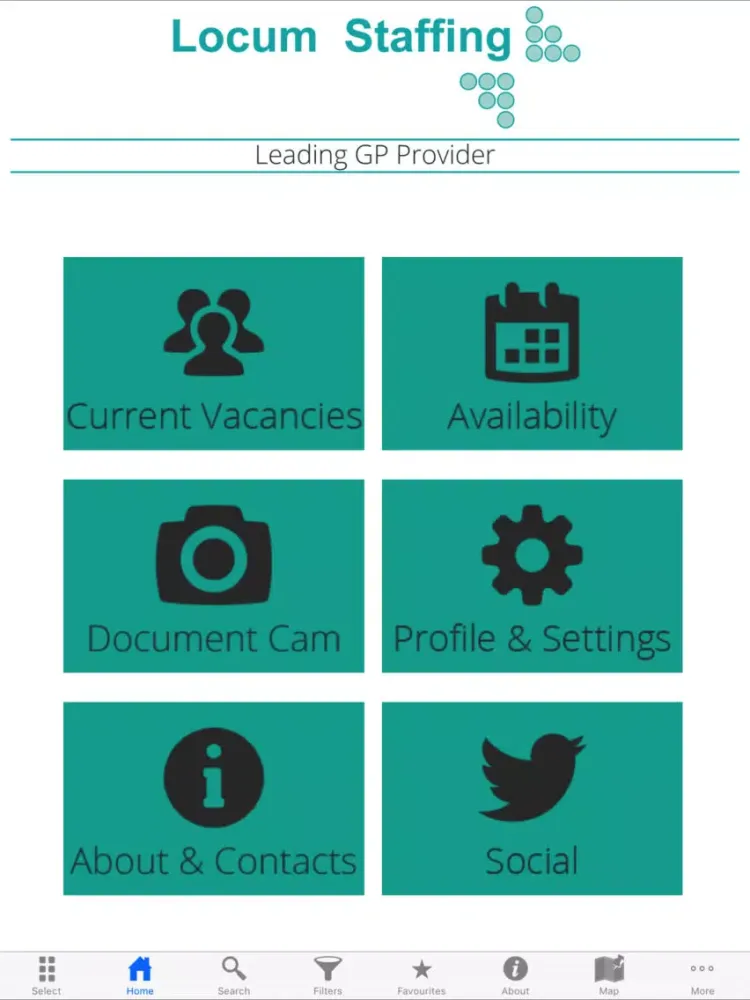 Ảnh chụp màn hình của Locum Staffing Jobs iPad 