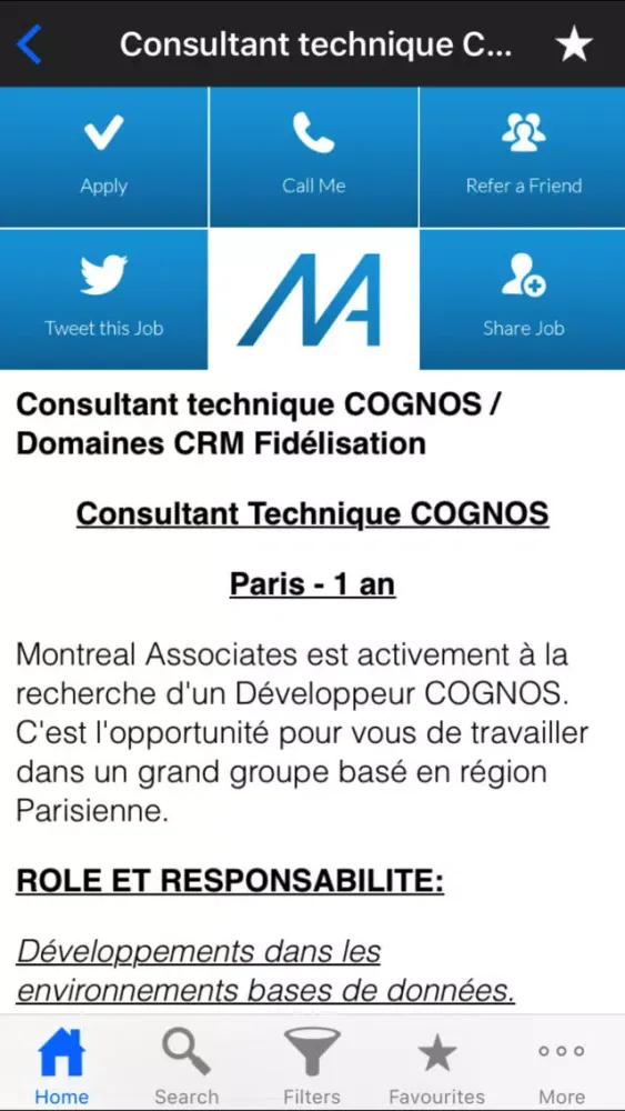 Montreal Associates – SAP, IT & Telecom Jobs स्क्रीनशॉट