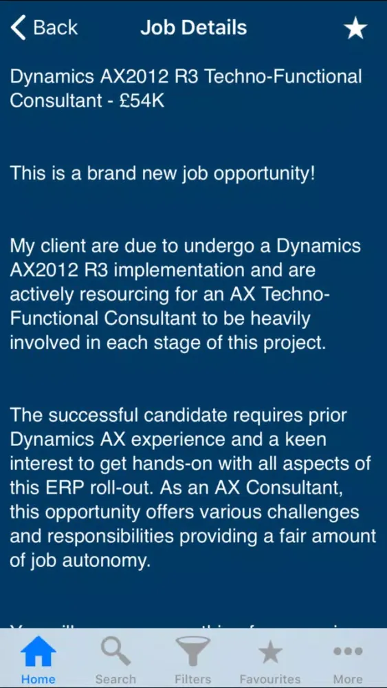 Dynamics Jobs by Nigel Frank Screenshots