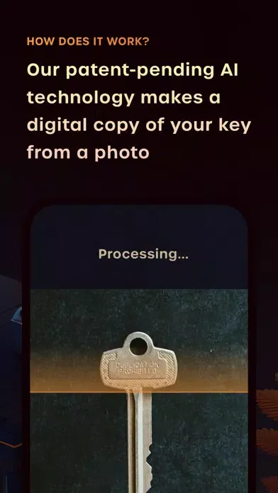 Keysnap · Digital spare keys應用截圖