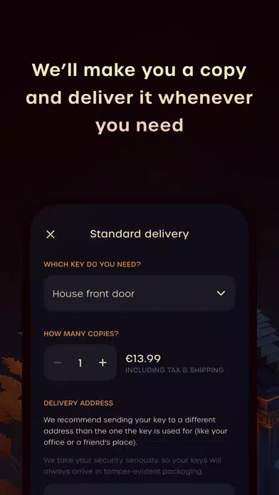 Keysnap · Digital spare keys應用截圖