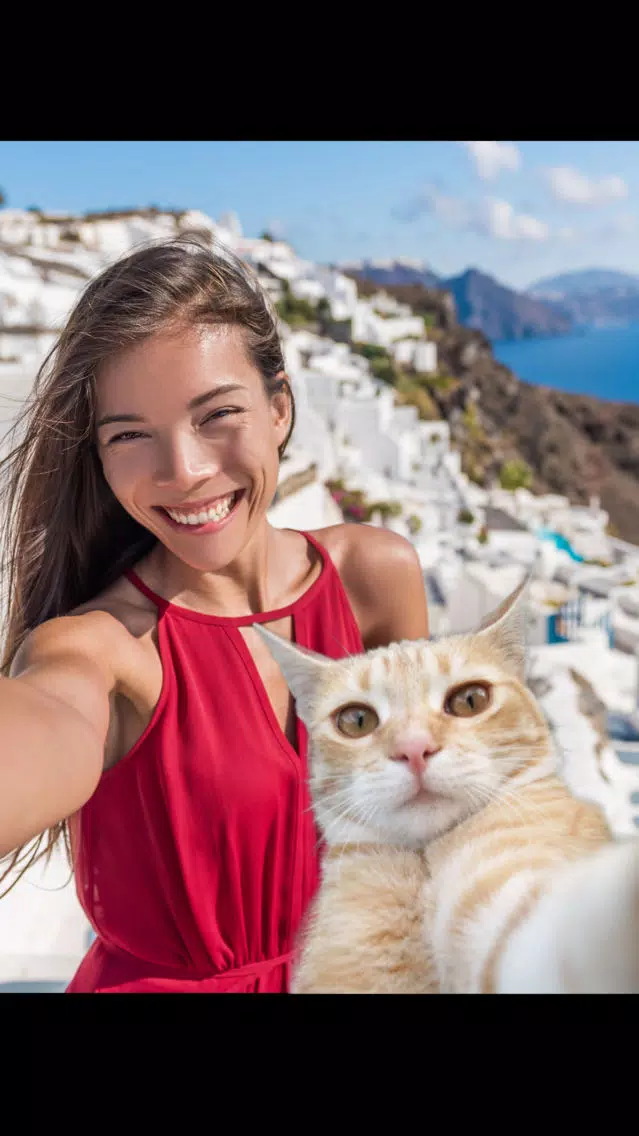Ảnh chụp màn hình của Selfie Cat Camera