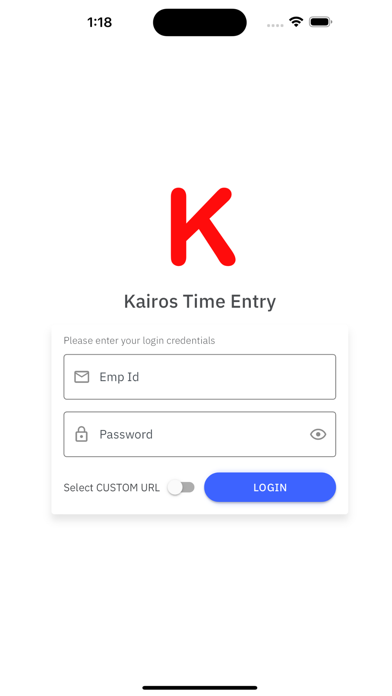 Kinetic Time Entry Ekran Görüntüleri