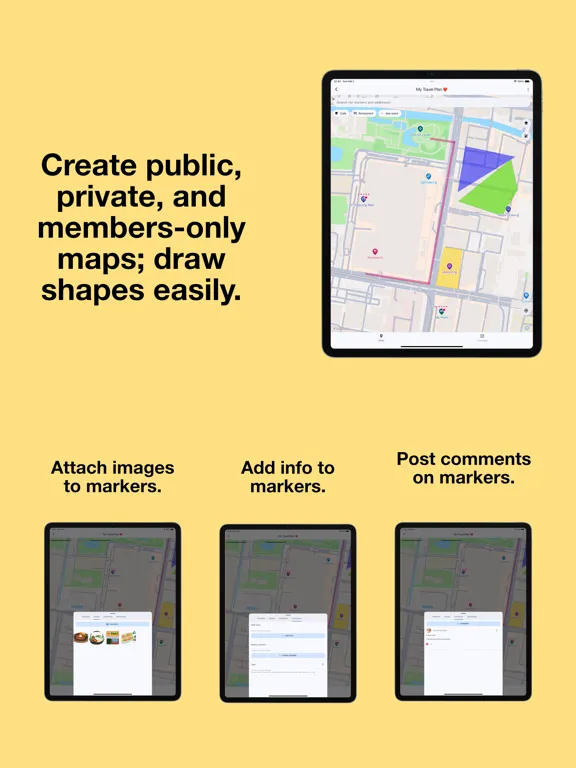 Open Maps: Create & Share iPad  Ekran Görüntüleri