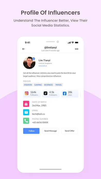 KOLI - KOL and Influencers应用截图