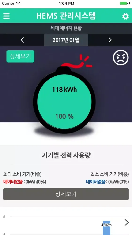 Screenshot di HEMS 관리시스템