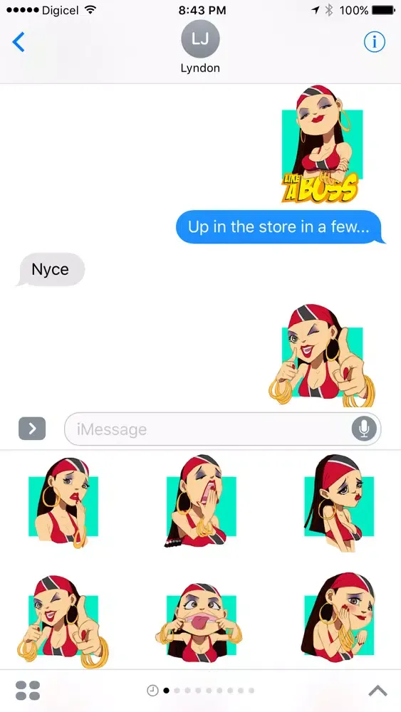 Zrzuty ekranu Destra - Lucy Stickers