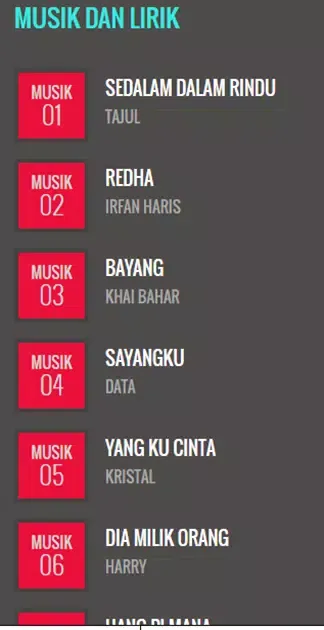 Lagu Top Malaysia Terbaru MP3 स्क्रीनशॉट