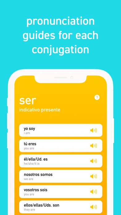 Скриншоты Spanish Verb Conjugator App